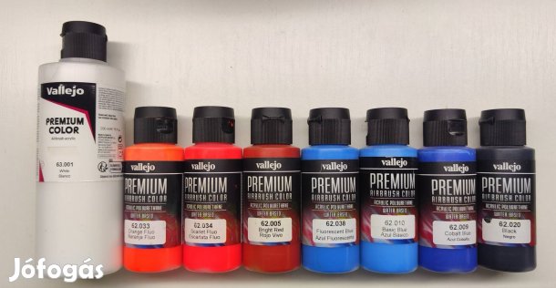 Vallejo Premium RC airbrush festékek lexan