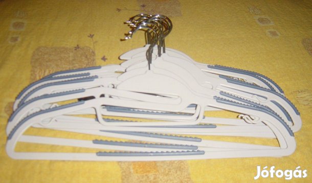 Vállfa helytakarékos - forgófejű, csúszásgátló akasztók (10 db)