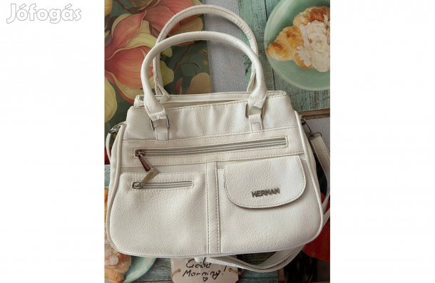 Válltáska női fehér Hernan