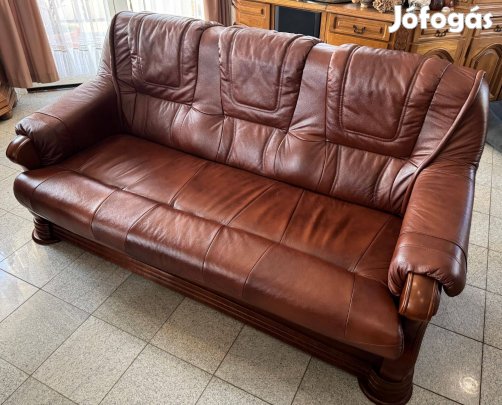 Valódi Bőr Parma 3+2+1 ülőgarnitúra fix kivitelben