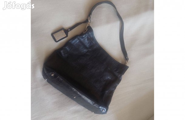 Valódi bőr, fekete női táska