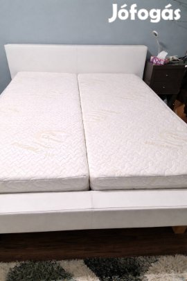 Valódi bőr franciaágy eladó