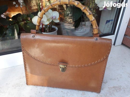 Valódi bőr női táska, retro