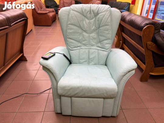 Valódi bőr relax és masszázs fotel, újszerű állapotban