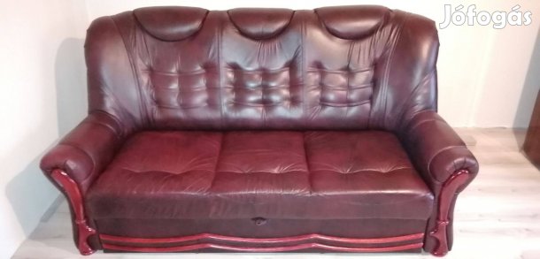 Valódi bőr ülőgarnitúra 3+2+1