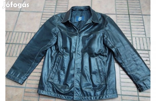 Valódi bőrkabát Strelsson bőrzakó bőr dzseki XL