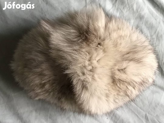 Valódi ezüstróka sapka és kepp