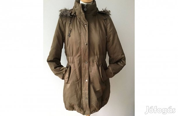 Valódi toll, olasz, női télikabát. S-es. (Alacsonyabb testalkatra)