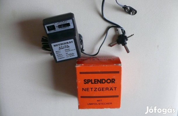Változtatható (9V-3V között) adapter, tápegység
