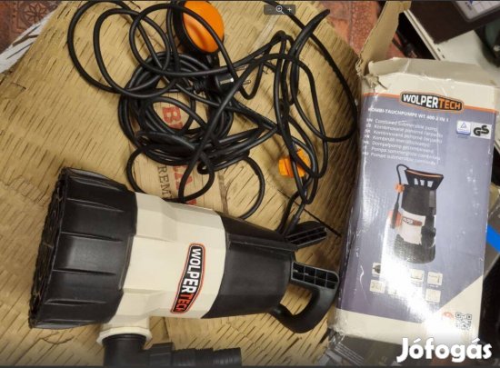 Változtatható úszókapcsolóval 400W-os kombi merülő búvárszivattyú