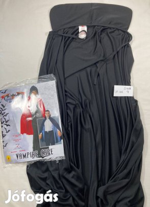 Vámpír köpeny, vámpír palást, fekete köpeny, fekete palást, új GH88