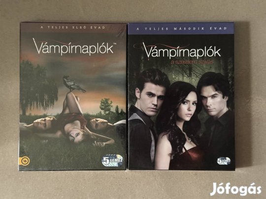Vámpírnaplók 1,2évad dvd