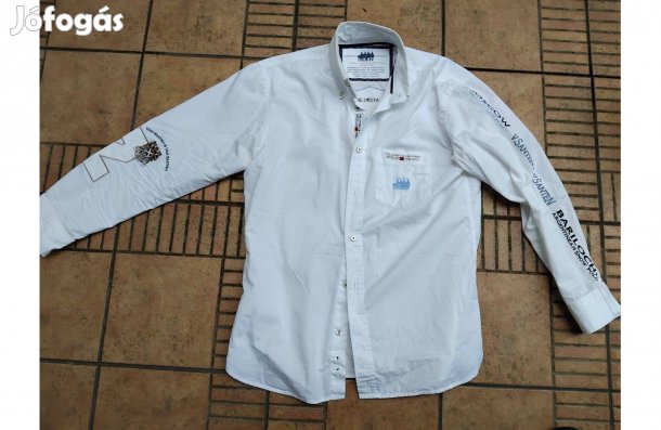 Van Santen hímzett hosszú ujjú ing L