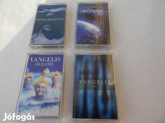 Vangelis Műsoros Audió kazetták 4-es szettben Eredeti