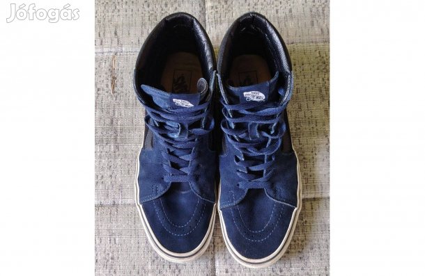 Vans SK8-HI magasszárú férfi sportcipő 44-es sötétkék-fekete