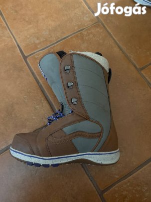 Vans Snowbord - cipő 39 -es, Hana Beaman, néhányszor használt, 2xfűző