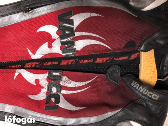 Vanucci st1 kétrészes motoros bőrruha 52-es méret Esésmentes!