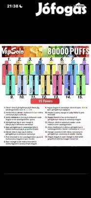 Vapesolo 4in1 1-15 összes íz
