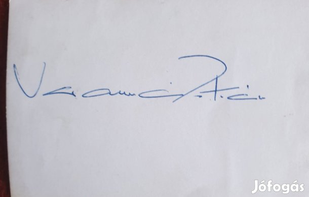 Varannai István dedikált fotó eladó Xl.ker 