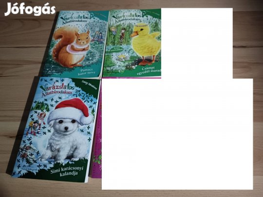 Varázslatos állatbirodalom könyvek 3db + 3db mesekönyv