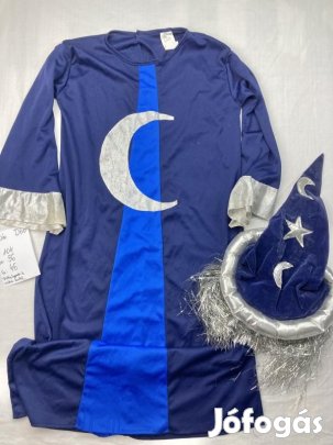 Varázsló jelmez + kalap D66