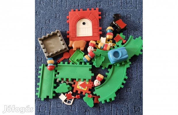 Várépítő játék, műanyag