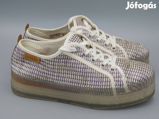 Varese spanyol vászon cipő, magastalpú, 37 -es