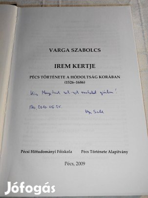 Varga Szabolcs: Irem kertje - Dedikált példány