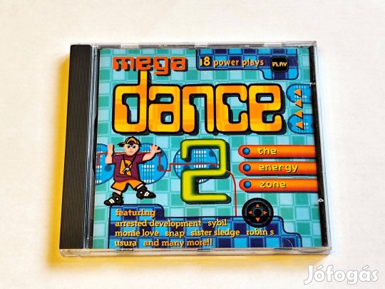 Various - Mega Dance 2 (The Energy Zone) CD 1993 UK Electronic, Hip Ho