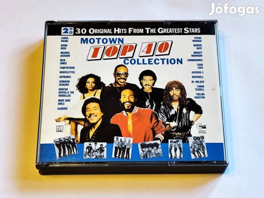 Various - Motown Top 40 Collection 2XCD 1986 Soul, Disco, Funk