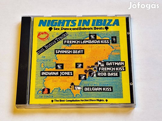 Various - Nights In Ibiza CD 1989 France House, New Beat