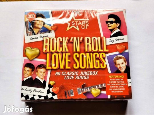 Various - Stars Of Rock 'N' Roll Love Songs 3XCD