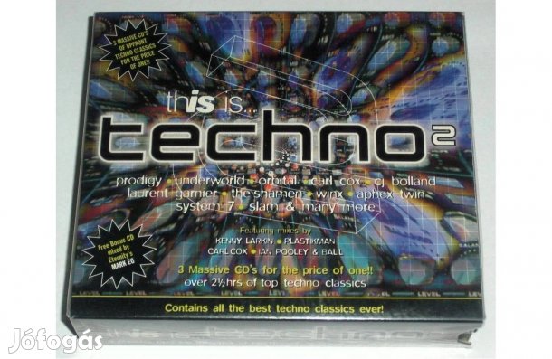 Various - This Is. Techno 2 3XCD Box 1997 UK Techno