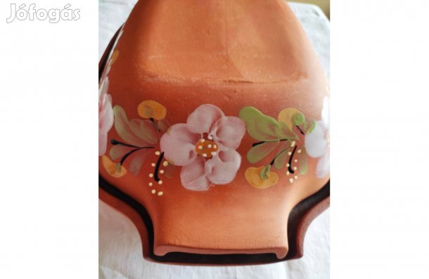 Városlődi majolika -kerámia sütőtál