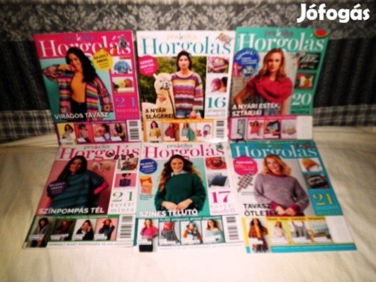 Varrás -Kötés- Horgolás magazinok újak