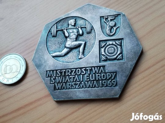 Varsói Sújemelő világ és európa bajnokság 1969-es jelzett ritka