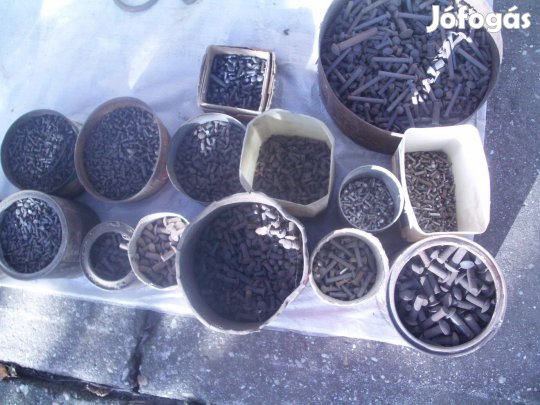 Vas és szegecsek, több méretben