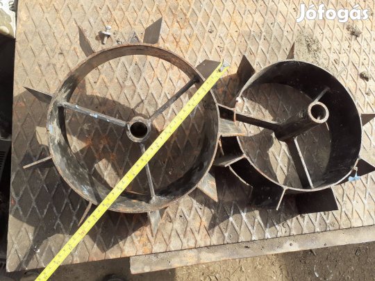 Vas járókerék rotakapához