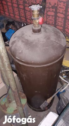 Vas palack gázpalack tele gázzal