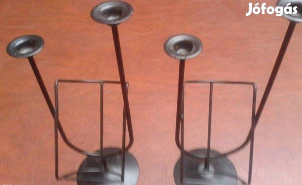 Vas palack tartó bortartó gyertyatartó Új