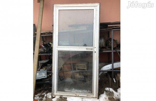 Vasajtó , thermo üveges , tokkal