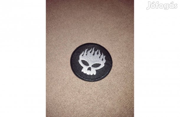 Vasalható folt matrica logó, Offspring koponya fej emblémás