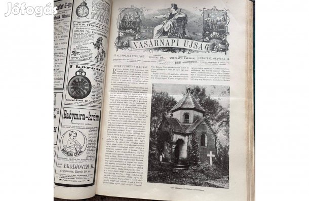 Vasárnapi Ujság 1906 év második fele a Vasárnapi Ujság regénytárral