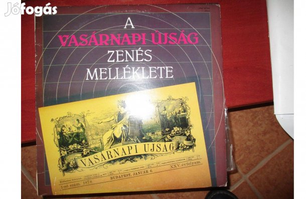 Vasárnapi újság zenés melléklete bakelit hanglemez eladó