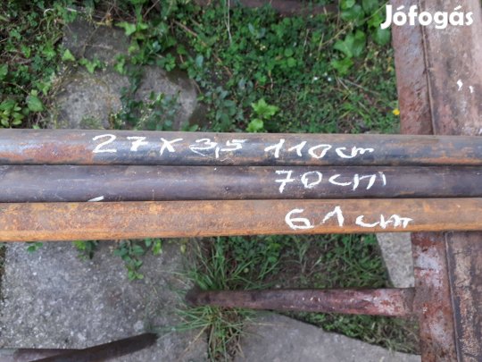 Vascső 27x3,5 mm-es eladó !