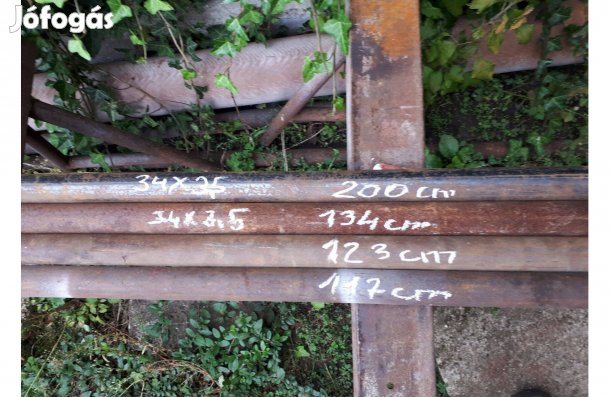 Vascső 34x3,5 mm-es cső eladó !