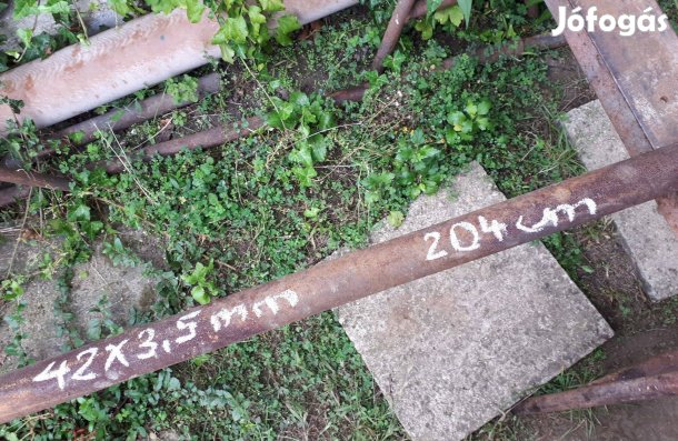 Vascső 42x3,5 mm -es varrat nélküli eladó !