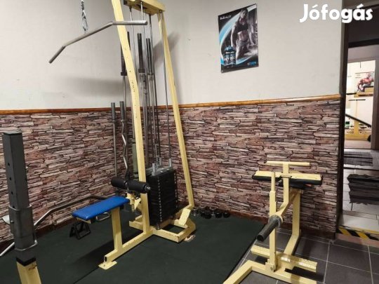 Vasil poewerline Jlm felsőcsigás hátgép 140kg gumis lapsúly hát gép