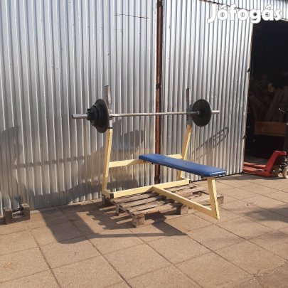 Vasil powerline Jlm edzőtermi fekpad fekvenyomó pad olimpiai súlyzókés