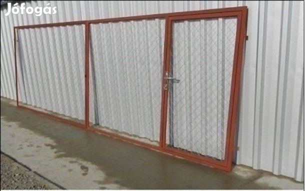 Vaskapu 6BSB személybejáróval építkezéshez, ipari, mezőgazdasági, áll